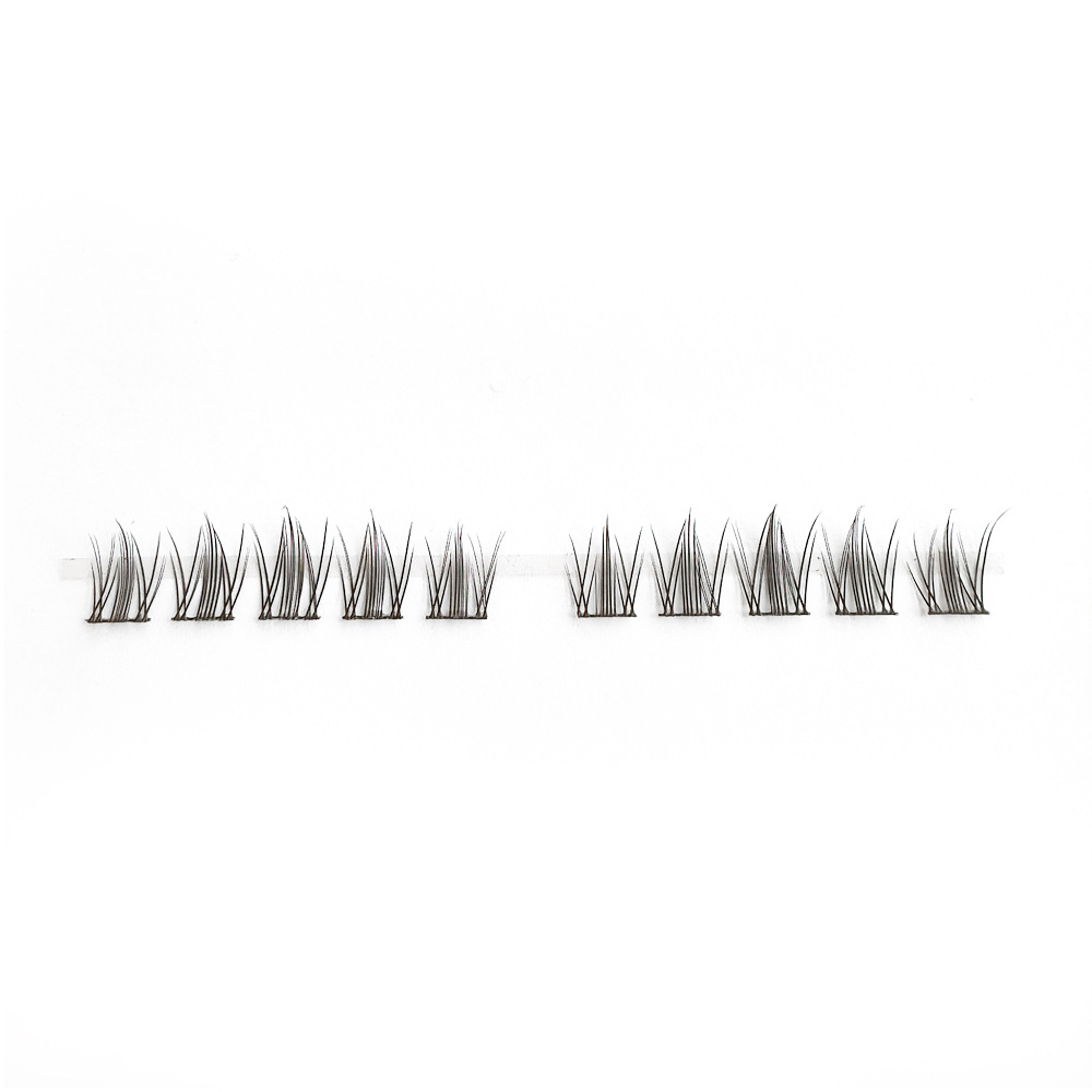 Fábrica directa venta en caliente al por mayor pestañas falsas trilogía bajo las pestañas de flores de sol productos semiacabados puros pestañas salvajes
