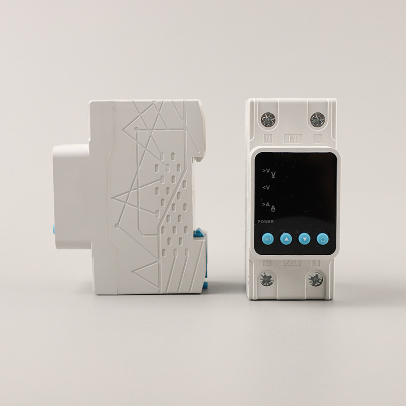 2P 自己復帰型過電圧および低電圧保護装置 220V 過負荷制限電流再閉鎖漏電スイッチ デジタル表示サーキットブレーカー 63A|undefined
