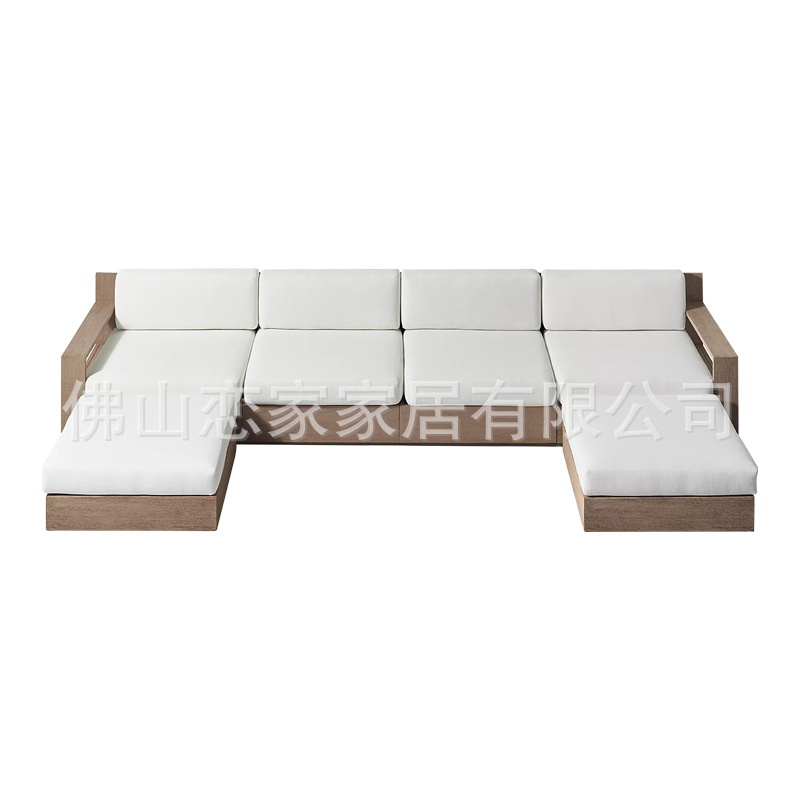 Fábrica al por mayor de teca al aire libre Silla de comedor jardín silla de madera maciza patio Silla de ocio sofá al aire libre muebles de teca