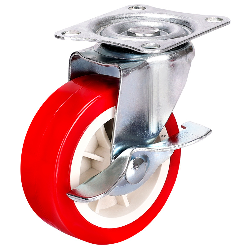 Rueda Giratoria para Muebles 1/1.5/2/3 Pulgadas con Freno Silenciosa para Muebles