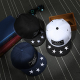 Летний пластырь, шапка подходит для мужчин и женщин в стиле хип-хоп, в корейском стиле, с вышивкой