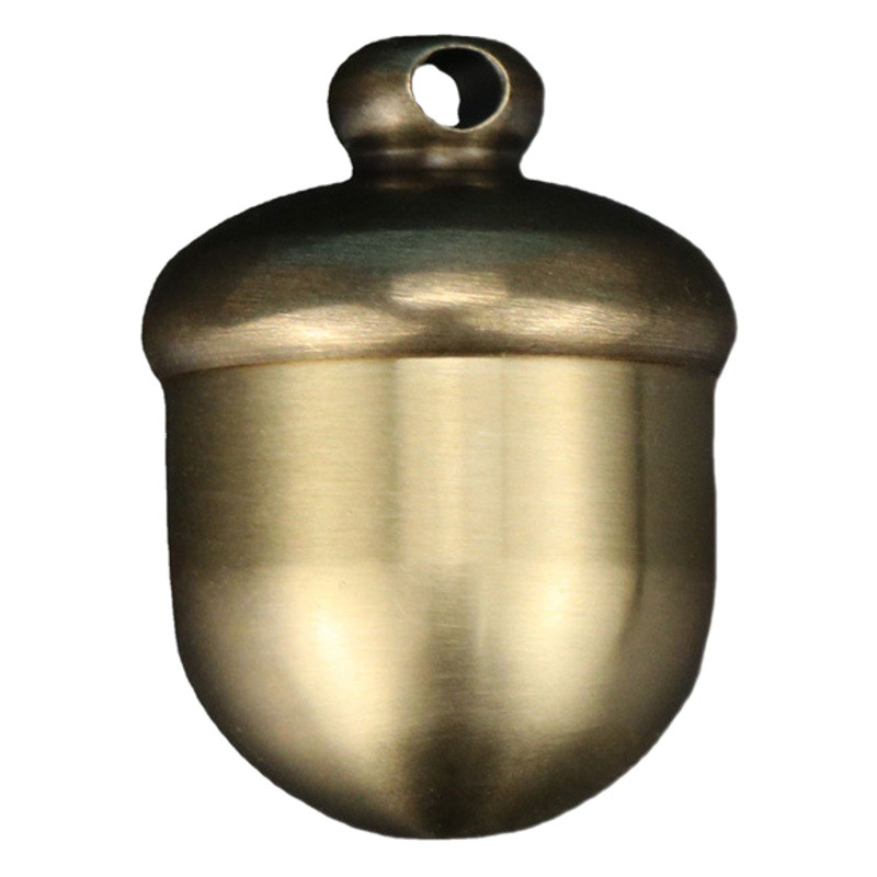 Latón ACORN llavero diseño creativo roble fruta forma bolsa accesorios colgante a prueba de humedad de almacenamiento pequeña caja de la medicina