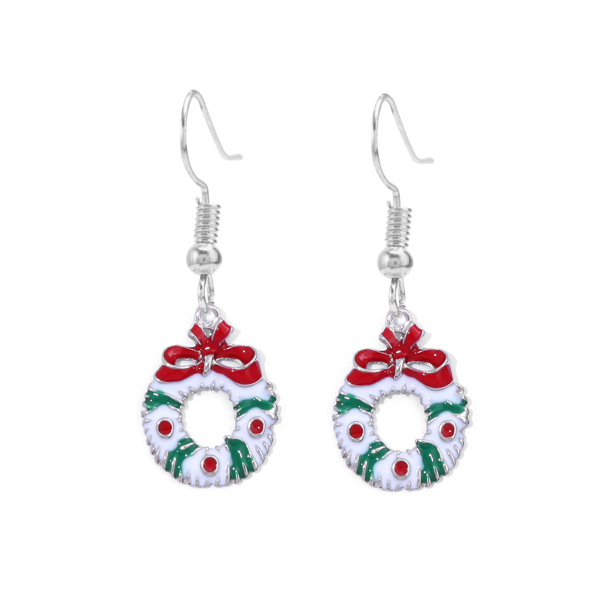 10g Weight Christmas Festival Women's Gender Cute Style Cute Drop Earrings 10