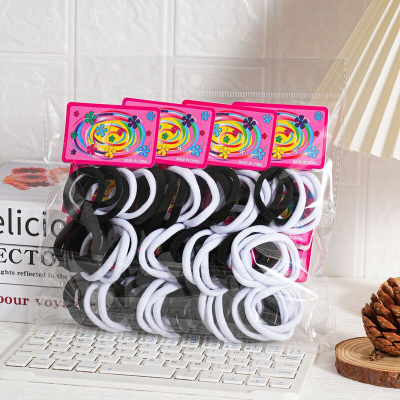 工場卸売ネイルカードバッグタオルリング段ボールシームレスヘアリングカラーミックスアンドマッチヘアタイヘアロープクロスボーダー|undefined