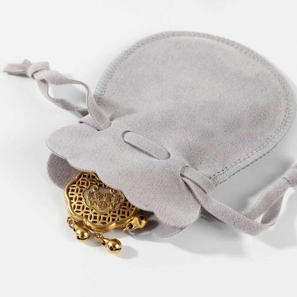 Velvet Drawstring Storage Bag, Jewelry Packaging Bag, Creative Tip Storage Bag, Portable Dustproof Protective Bag