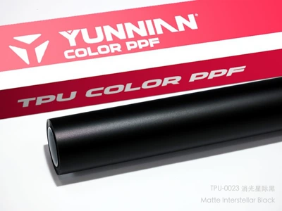 the factory, wholesale for cross-border sales | Auto Color Change Film - tpu-matte-starry-black-wet-and-dry-dual-application-15215m