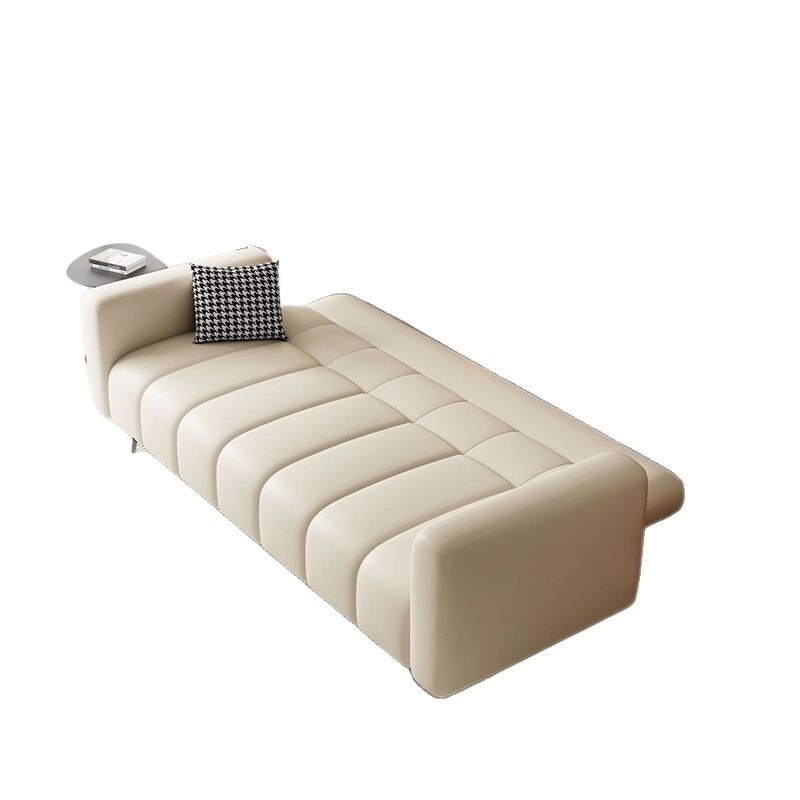 Folding Sofa Bed with Cat-Scratch-Resistant Leather, Dual-Purpose, 2025 New Model, Simple Modern Folding Sofa Bed 5