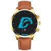 Trend Dijanes New Concept Personalized Men's Watch Korean Calendar Belt Watch Student Men's Men's Fund