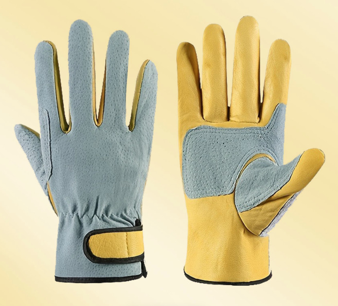 노란색과 회색의 조합