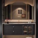 Французская ретро -рок -плита бесшовная интегрированная бассейн Комбинированность Современная американская умывальника Washbasin Oak Luxury Stone