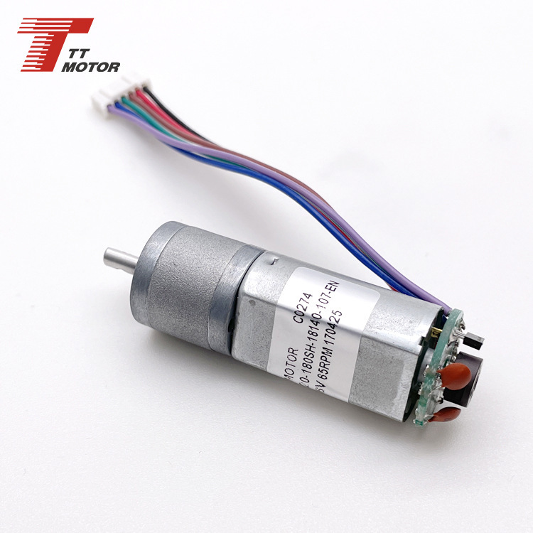Factory supply 180 gear motor GM20 gear motor smart car motor hall encoder motor