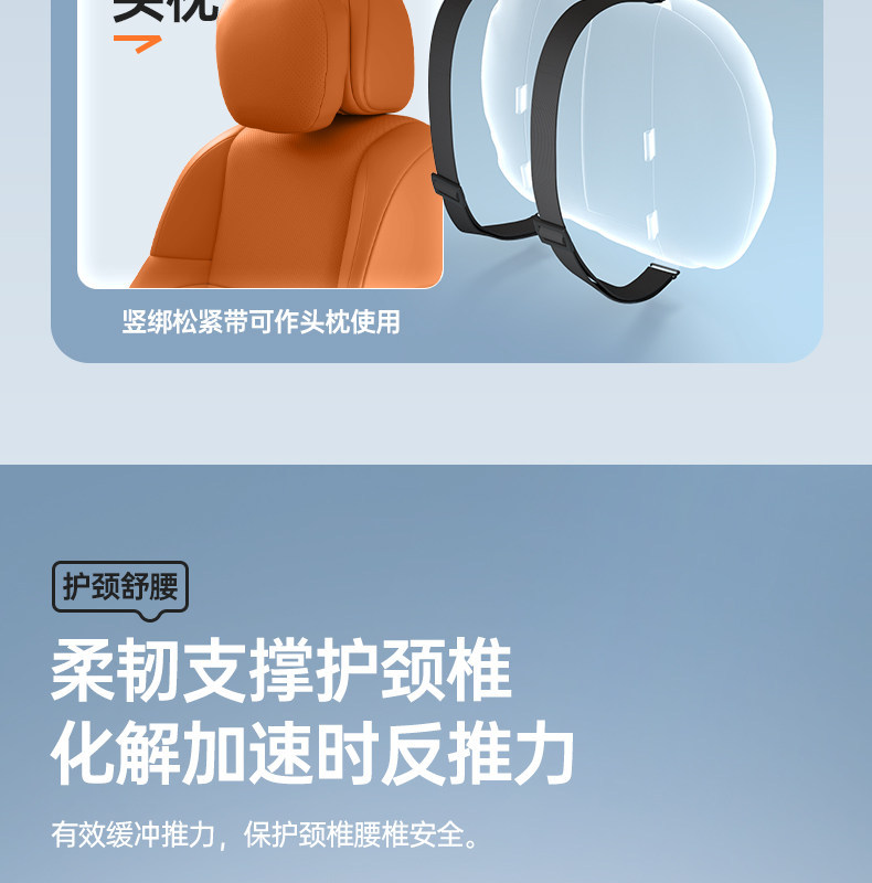 Suitable for Yipai 008 Headrest, Lumbar Support, Neck Pillow, Waist and Neck Protection, Essential Car Accessories, Complete Car Interior Supplies