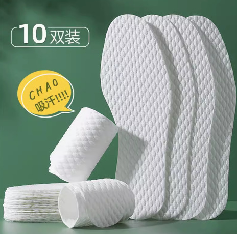 Plantillas Desechables de Pulpa de Madera, Transpirables y Absorbentes de Sudor, para Calzado Deportivo