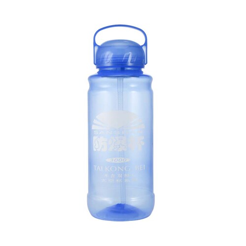 Explosion-proof cup extra large capacity 3000ml space cup plastic 3500 travel portable extra large straw cup