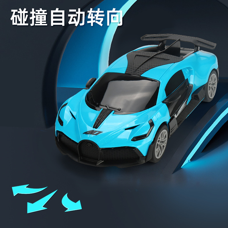 Modelo de simulación de coche deportivo de baile universal eléctrico abridor de puerta 360 música giratoria luz niño coche de juguete al por mayor