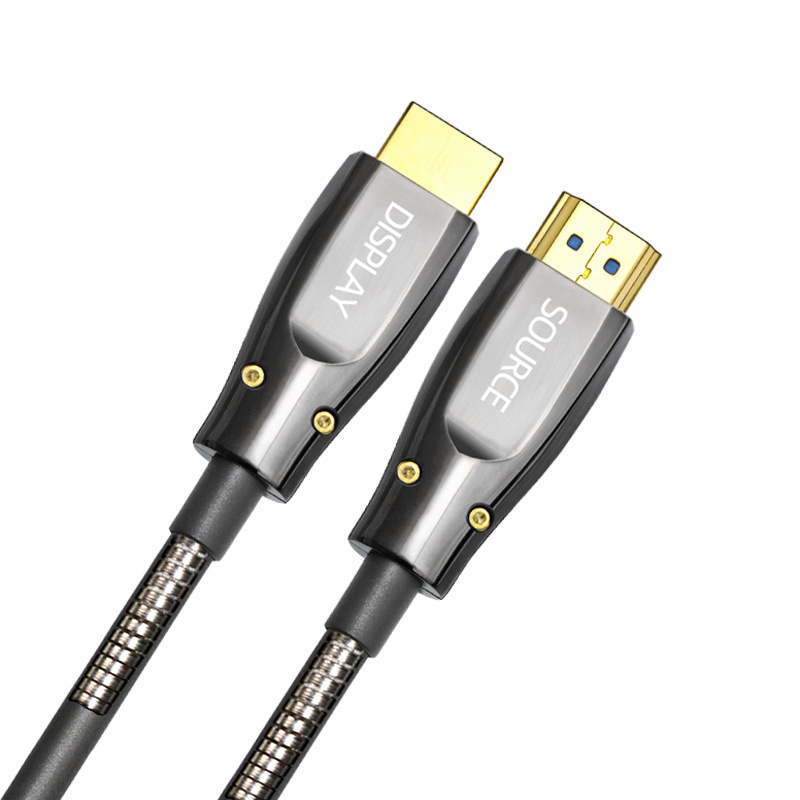 厂家直供HDMI2.0线 4k60Z光纤HDMI线 穿管铠装连接线 hdmi cable