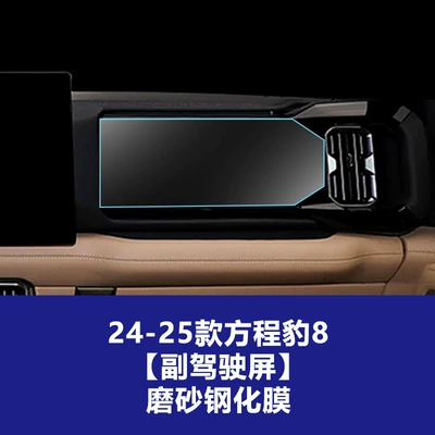 Car interior film – Screen Components - 24-25-formula-leopard-8-copilot-entertainment-screen-frosted-tempered-film