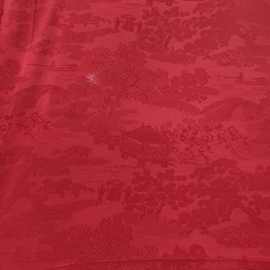 中国风女装梭织提花布2024新款中式汉服旗袍面料景观提花面料批发