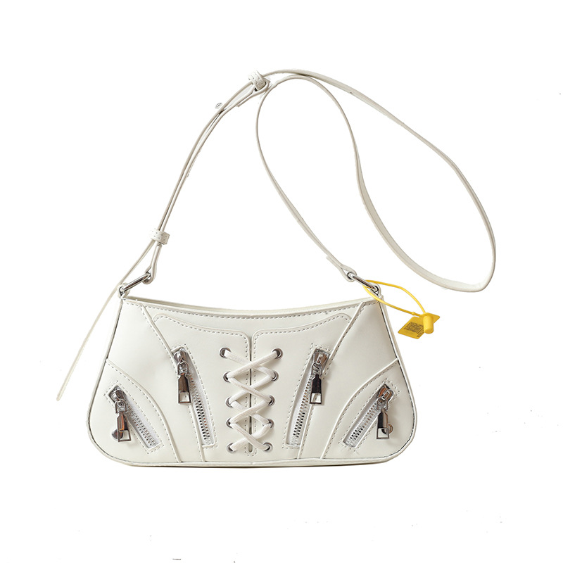 Bolso bandolera transfronterizo femenino 2024 nuevo estilo personalidad chica caliente estilo remache bolso de axila moda bolso bandolera de un solo hombro