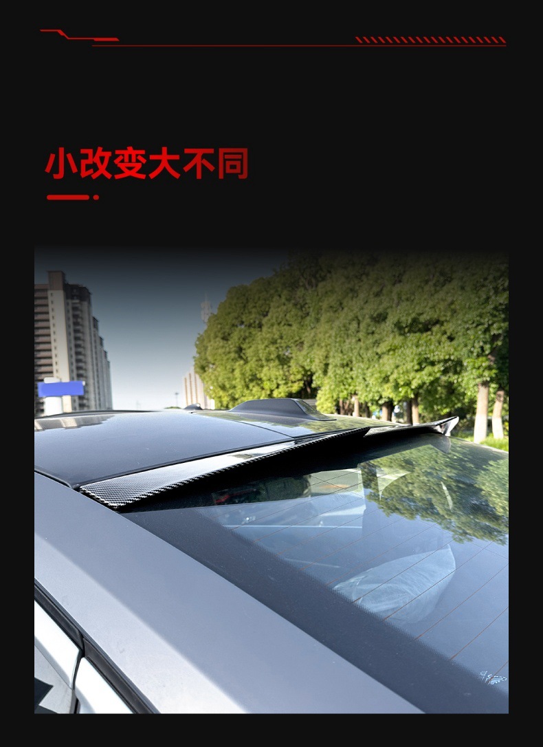 Suitable for 2024 BMW bmw 5 Series i5 g60 Blade Tail Top Wing Fixed Wind Wing Cross-border Exterior Trim Modifications