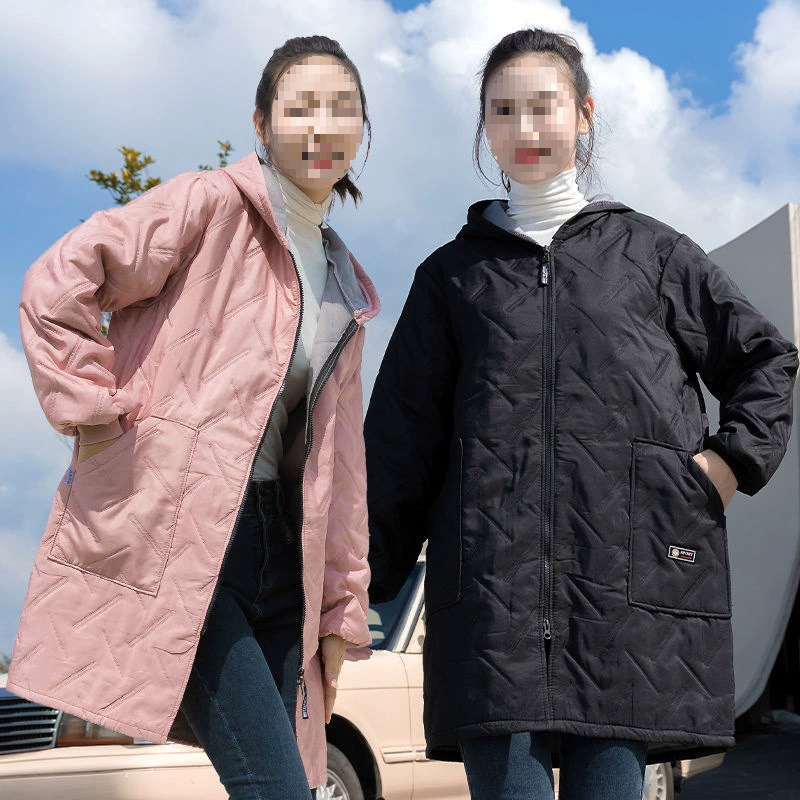 Осенний и зимний бархатный новый плащ с длинными рукавами