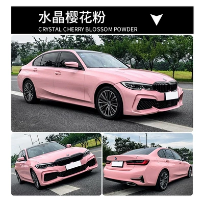 Auto Color Change Film, Car Body - crystal-cherry-blossom-powder-pvc-paper-low-152165m