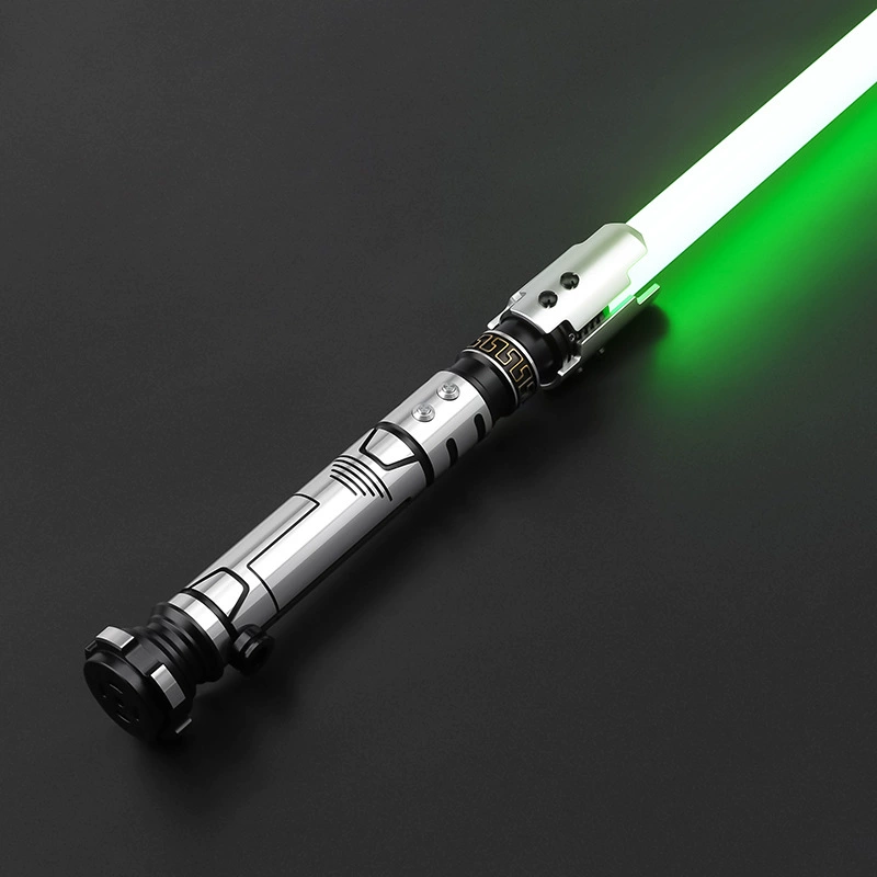 Full metal lightsaber, handle, button with laser, star wars