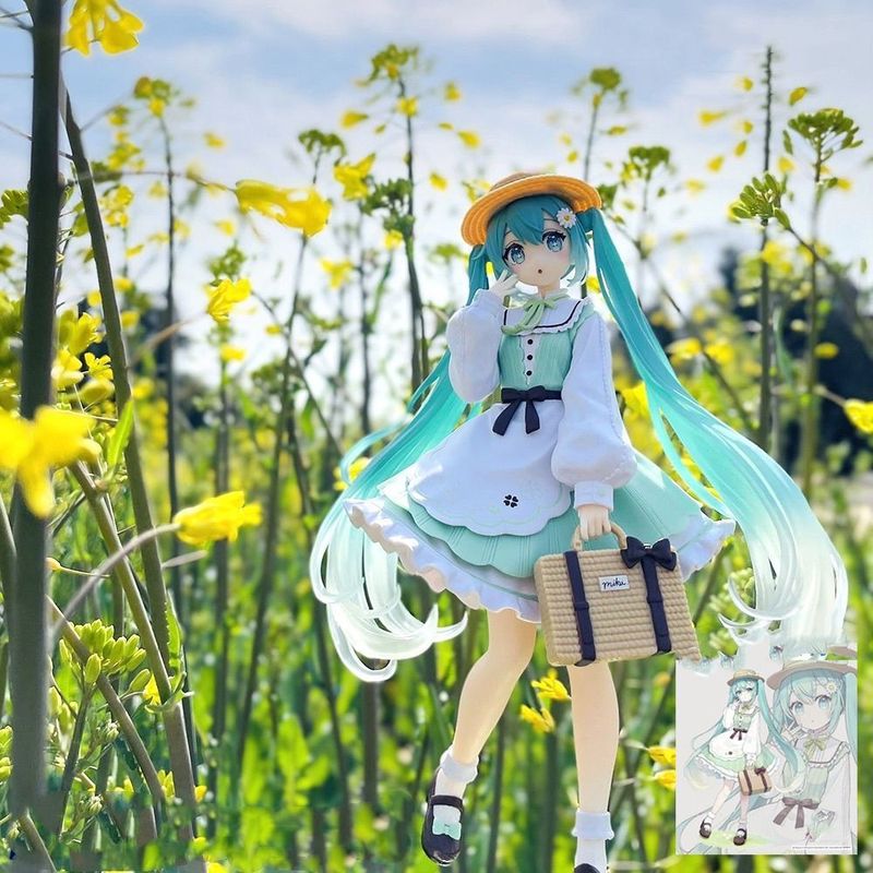 初音未来手办田园风初音景品模型动漫二次元美少女桌面摆件女礼物|undefined