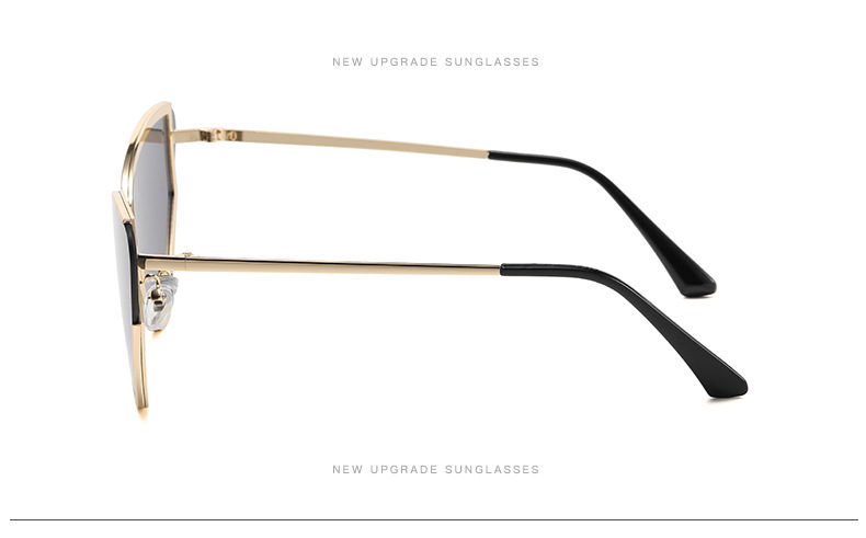 Cat Eye Glasses Style Retro Sweet Triangle Ac UV400 Protection Cat Eye Full Frame Women's Sunglasses