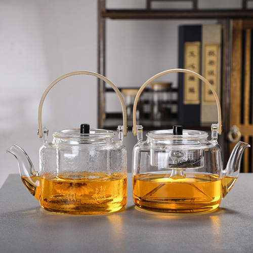 Manufacturer wholesale lifting kettle glass tea kettle tea kettle heat-resistant boiling water tea health kettle Pu'er white tea tea kettle