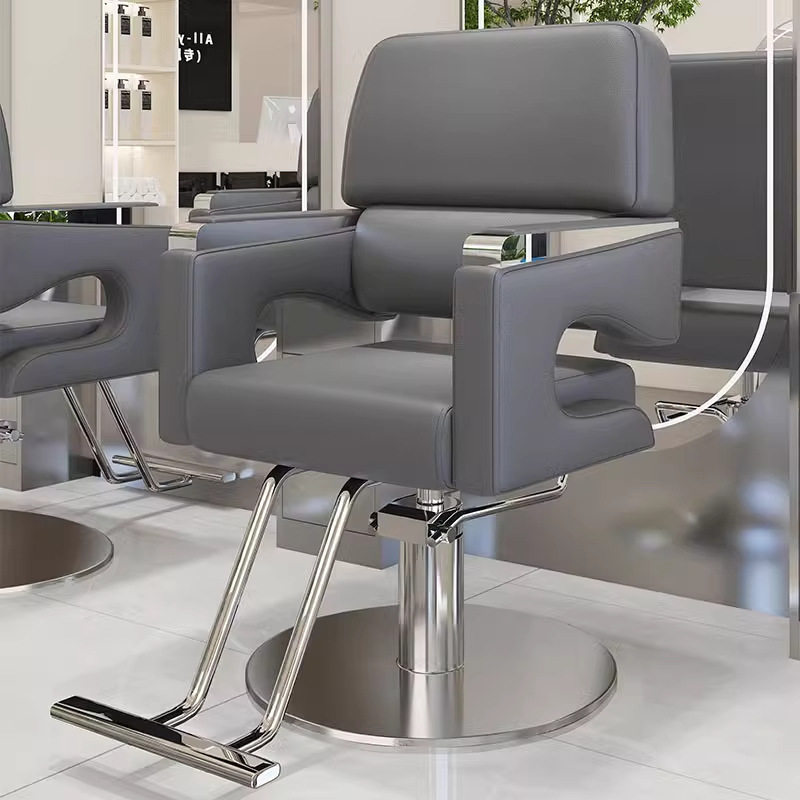 Red famosa nueva silla de peluquería silla de salón de peluquería especial elevación giratoria de moda corte de cabello asiento de permeación image 23