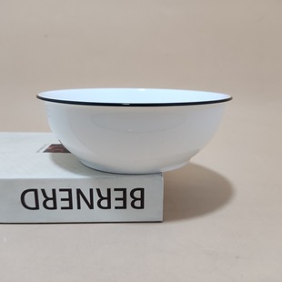 Second-level pure white black line 7-inch Zhen Gu bowl factory wholesale two yuan store stall supply