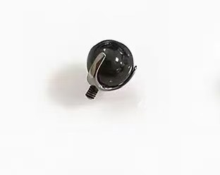 F136钛三爪爪镶配球锆石圆球耳骨钉唇环G23钛合金穿刺饰品唇钉|undefined
