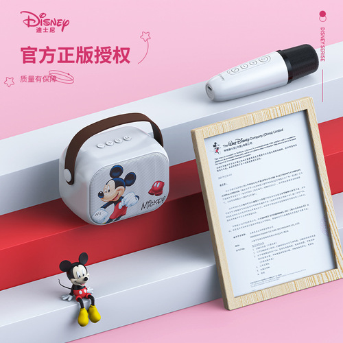 Disney Outdoor Portable Karaoke Wireless Microphone Speaker Set with Bluetooth