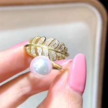 DIY������� M����ë���_�ڽ�ָ�˚ⱬ��18K����΢��ʯ�������l