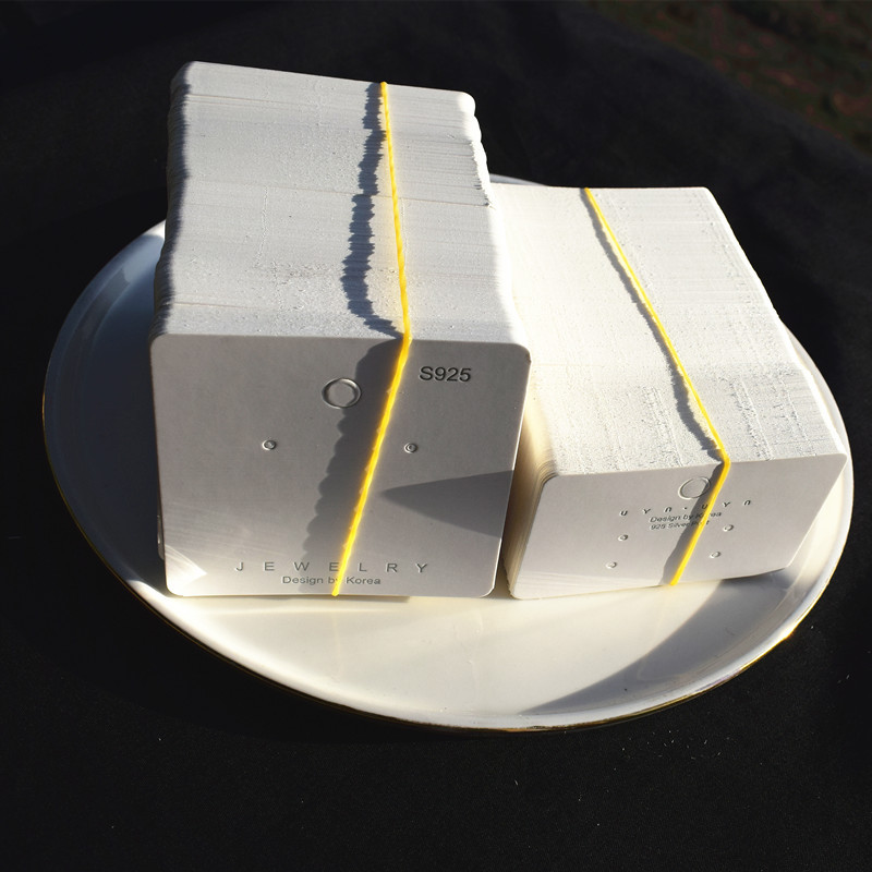 新款韩版饰品材料 时尚款耳环耳钉手链项链卡纸包装。批发