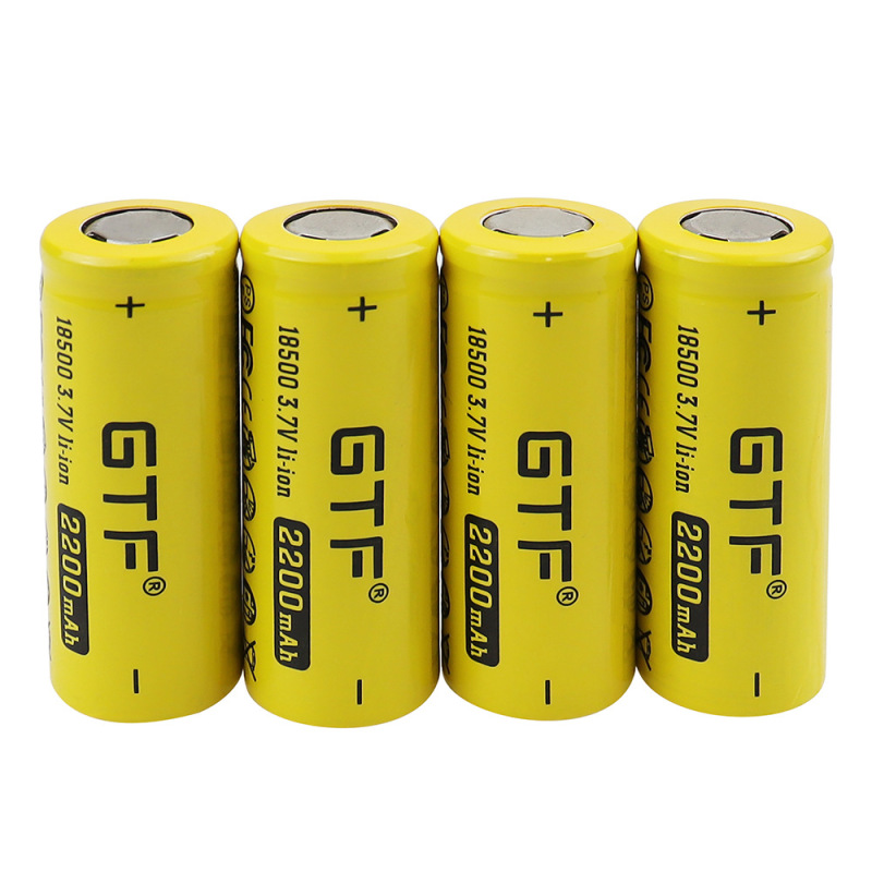 Gtf 18500 2200実容量3.7vリチウムイオン電池は懐中電灯玩具電子製品に用いられる|undefined