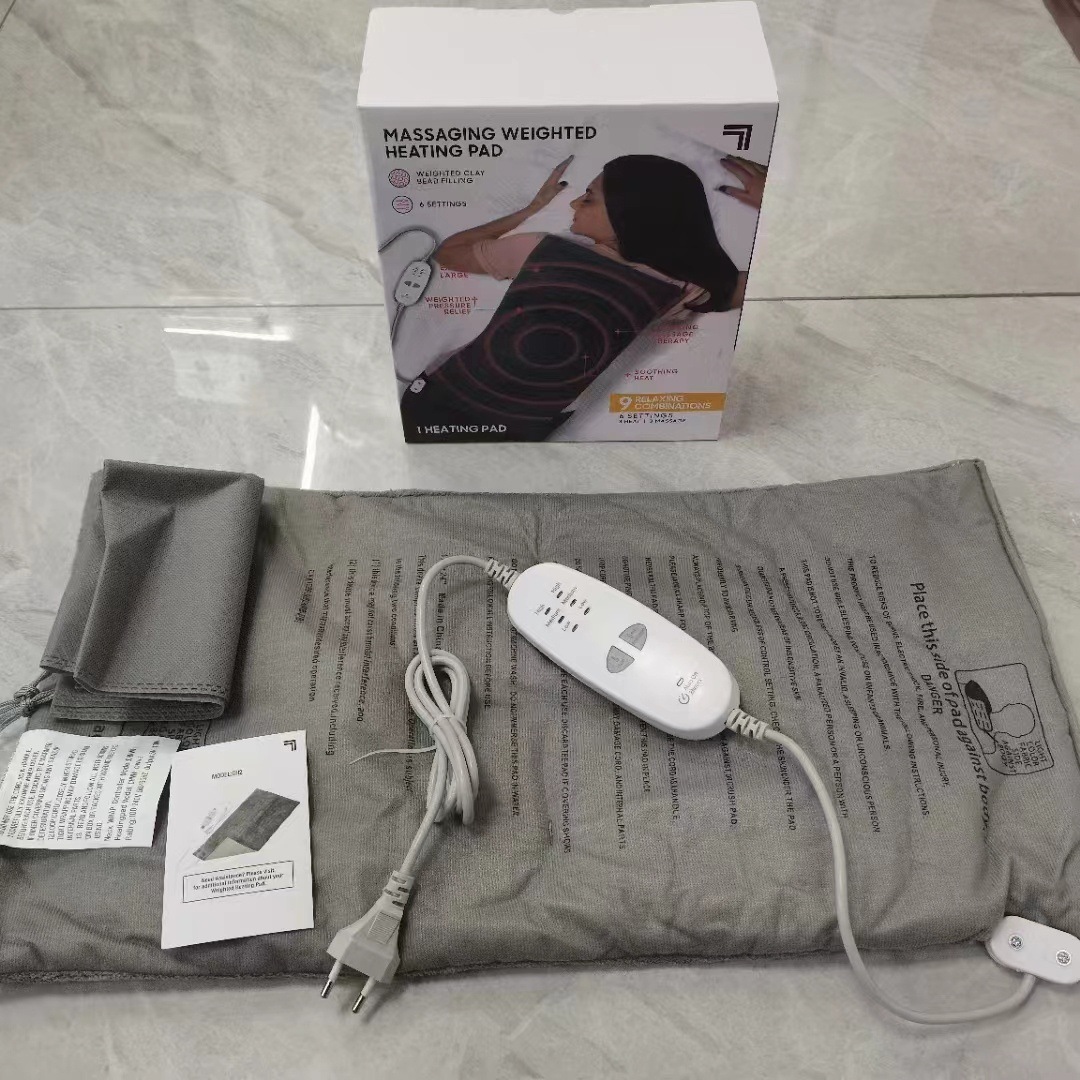 Venta al por mayor transfronteriza de nuevos productos, mantas de masaje y fisioterapia, mantas calientes, mantas eléctricas multifuncionales para proteger la cintura, los hombros y el cuello image 1