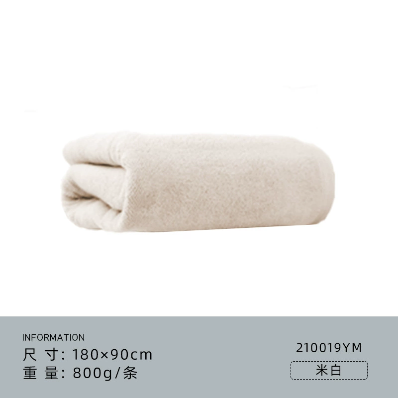Cotton bath towel, increased thickness, water absorbent