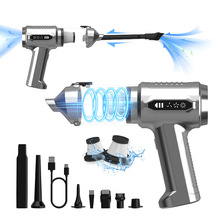 无线车载吸尘器 手持无刷数显吹吸气一体大吸力两用迷你吹尘器