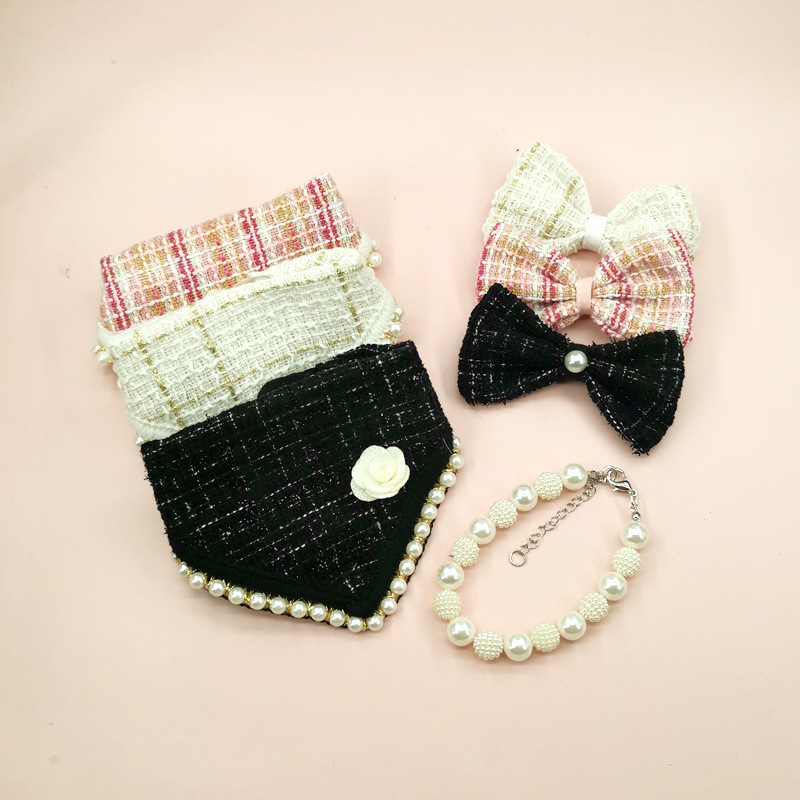 Sweet Polyester Bow Knot Pet Scarf display picture 1