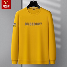 阿里虎男装春秋款国际大牌卫衣男士长袖圆领宽松长袖t恤打底衫潮b