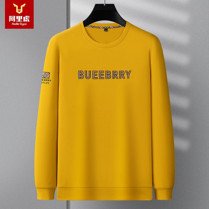 阿里虎男装春秋款国际大牌卫衣男士长袖圆领宽松长袖t恤打底衫潮b