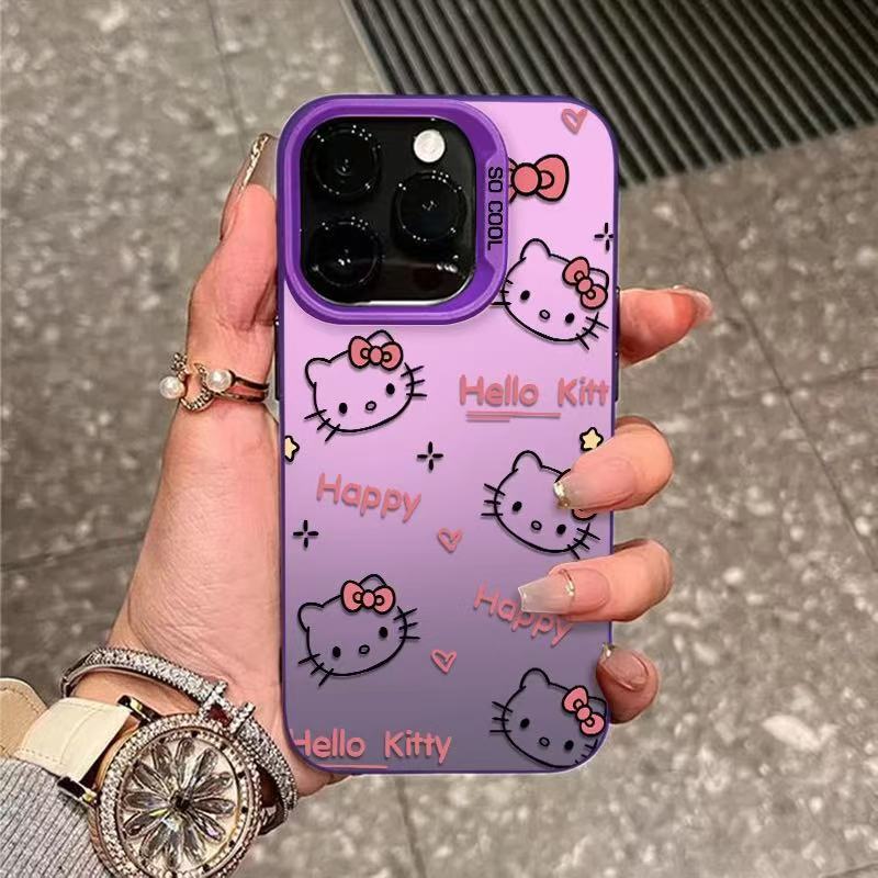 Nueva caricatura linda para iPhone 16 funda para teléfono móvil Apple 15promax/14/11/13pro12 Japón y Corea