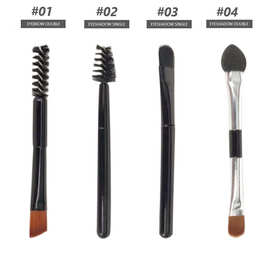 迷你双头眉刷短款便携柔软刷头眉毛美妆工具初学者螺旋睫毛刷