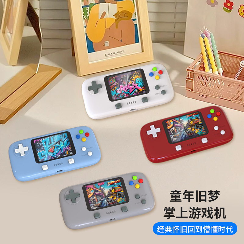 Manufacturer Handheld Game Console Color Screen Tetris Boys and Girls Childhood Game Console Retro Nostalgic Mini Handheld Console