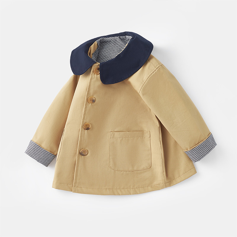 2024春秋男童衣服小童風衣新款網紅潮流秋季洋氣穿搭