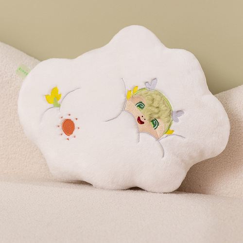 Cute creative cloud pillow plush toy wholesale sofa bedroom bedside pillow waist pillow waist cushion