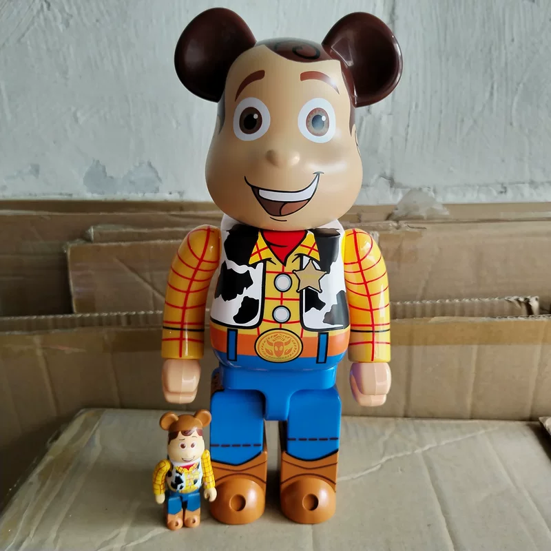 Медвежонок Bearbrick насильственный медведь световая года ведро медведь звезда пустая вода рябь странный набор цветной коробка 400+100 сустав звук