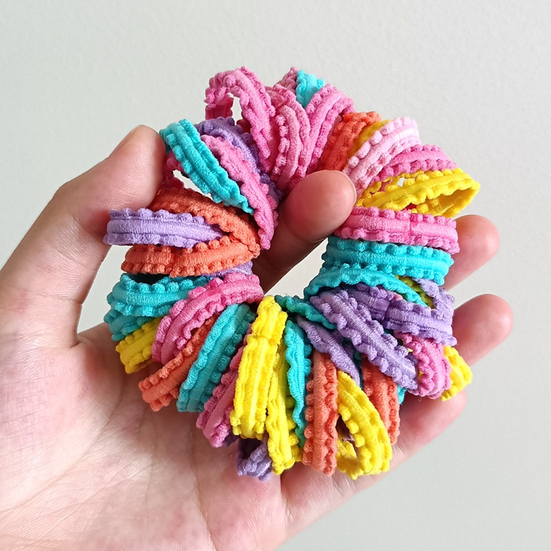Bunte Haargummis Für Kinder Schonend Zum Haar Für Mädchen_voghion.com